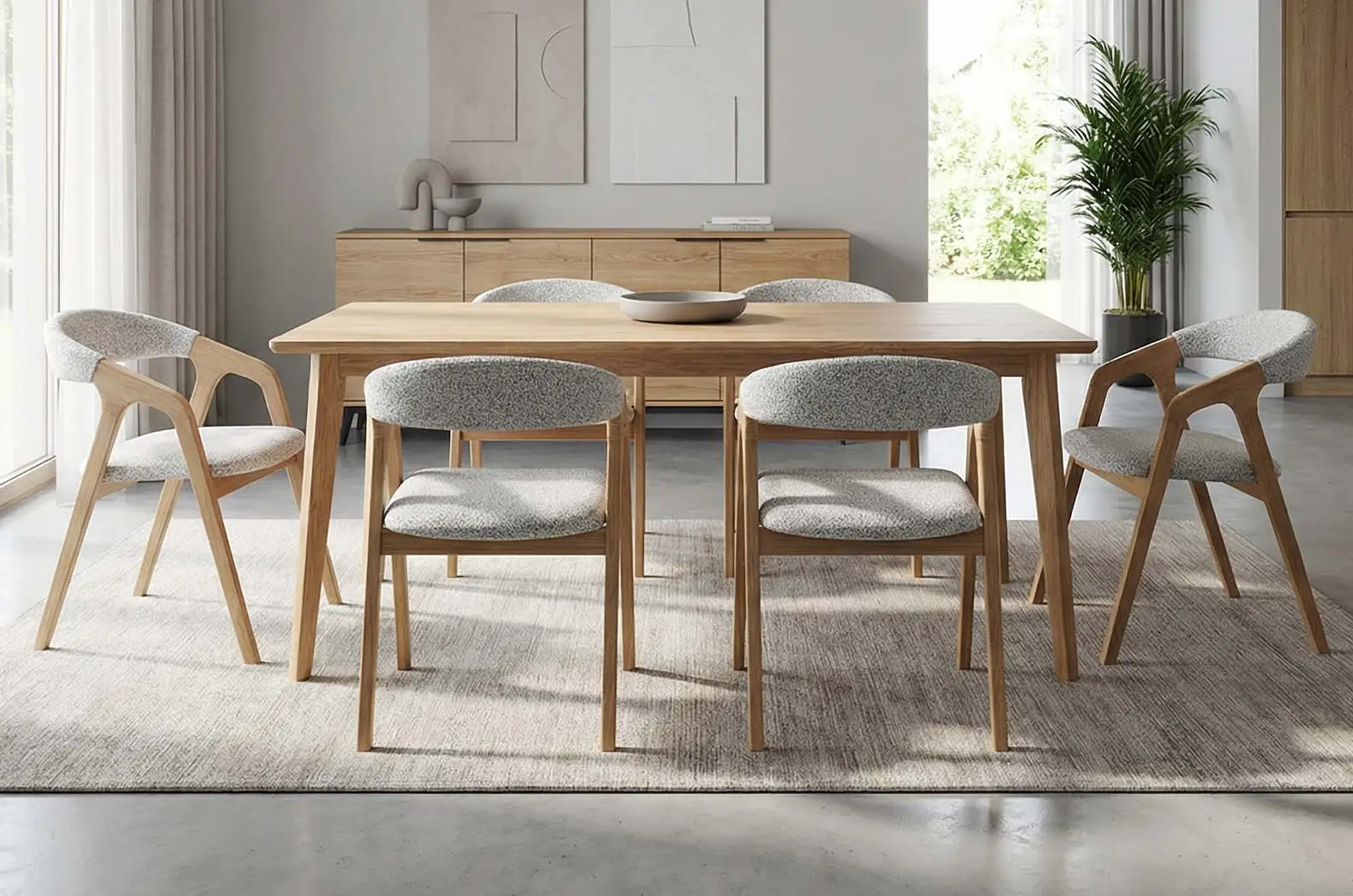 Stół skandynawski ST-80 drewno dębowe blat 30 mm dąb naturalny wersja złożona 160x90 cm