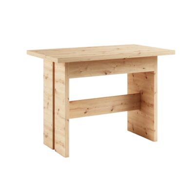 Stół kuchenny N-3 z blatem laminowanym 105x60 cm w kolorze dąb artisan, widok z góry