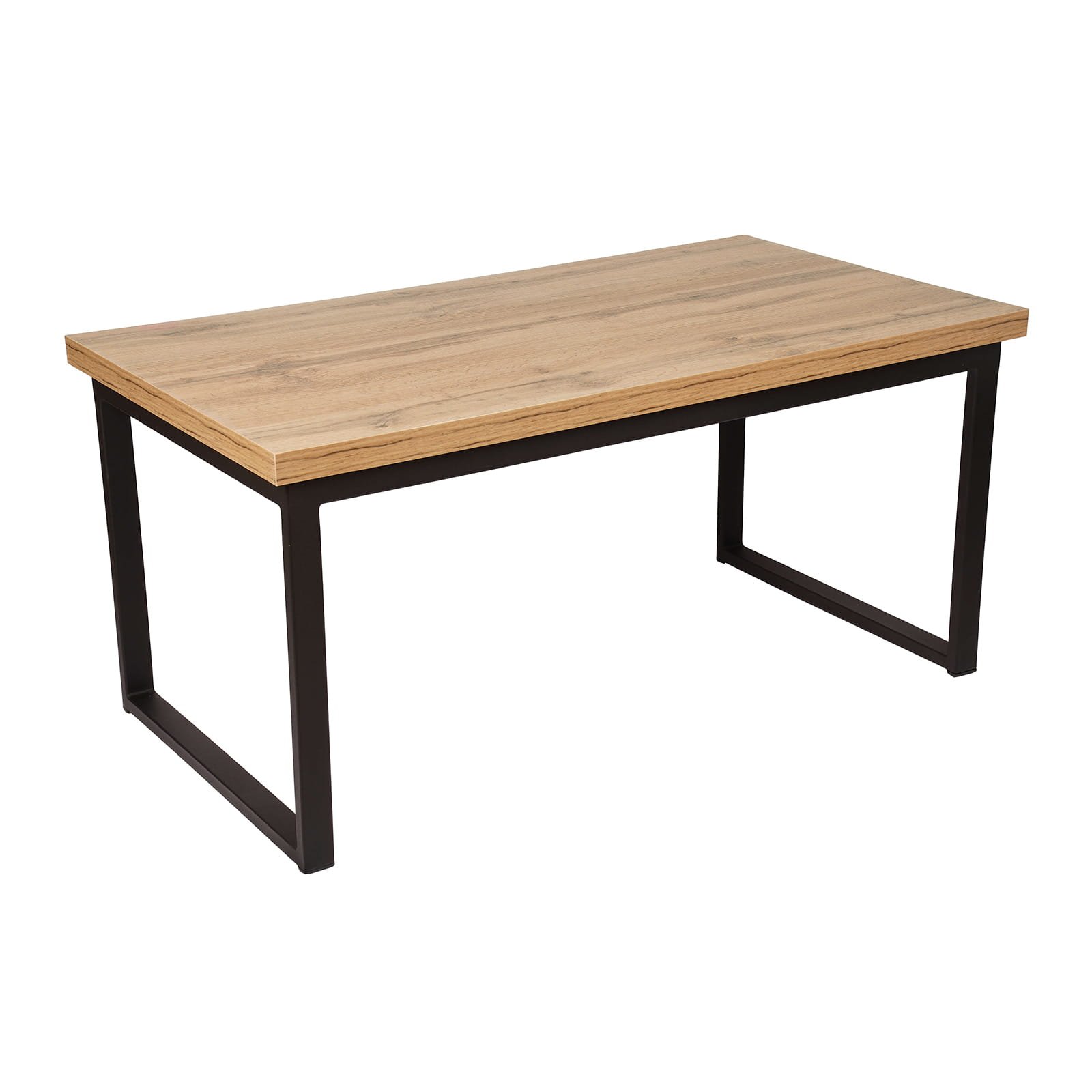 Ława Ł-17 – prostokątna ława o wysokości 52 cm z blatem laminowanym dąb wotan